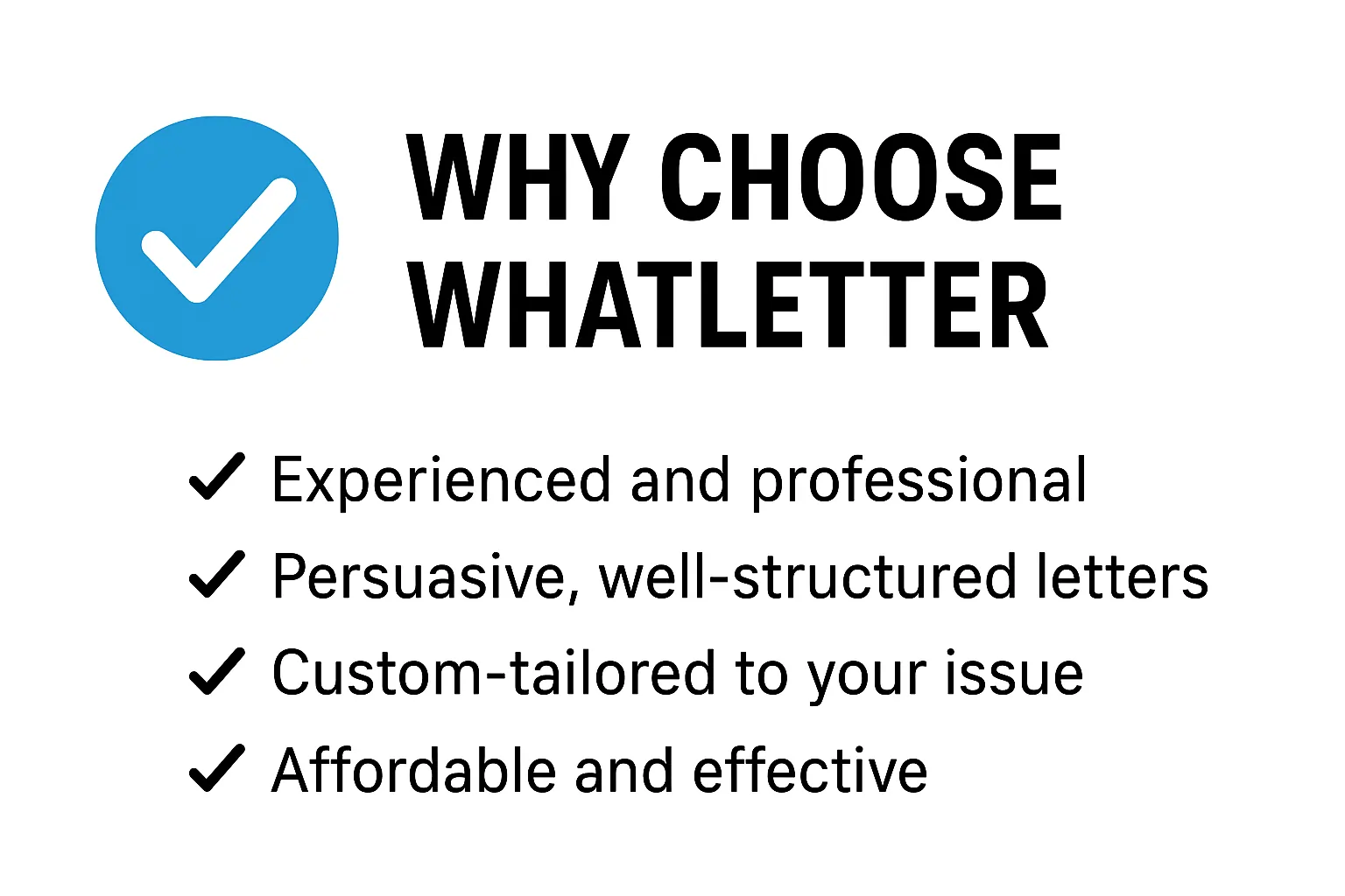 Why Choose WhatLetter?